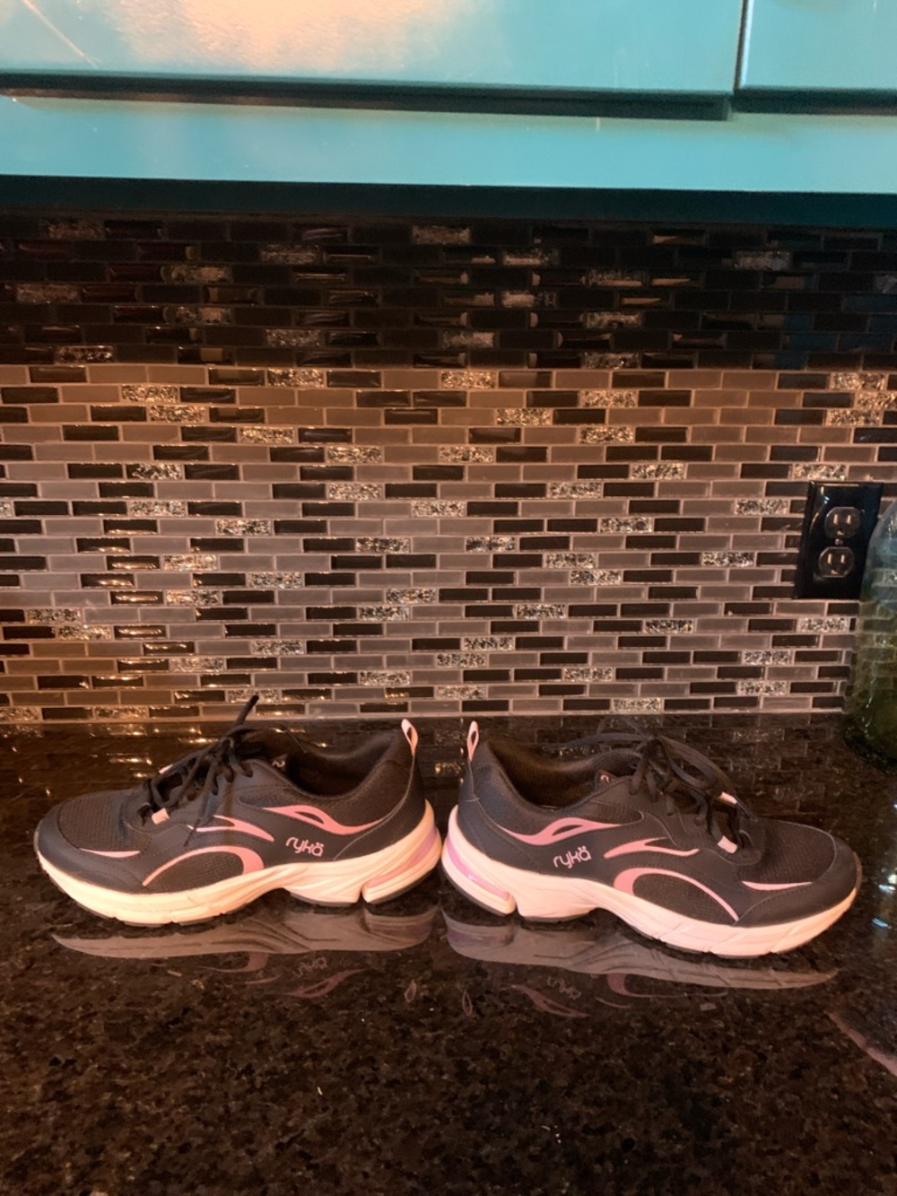 Ryka Black and Pink Women's Athletic Sneakers - Picture 5 of 6